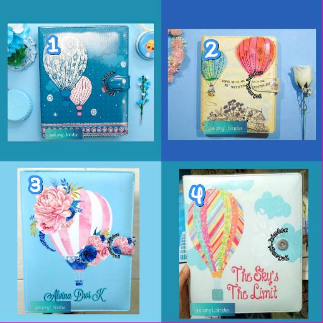 

Binder printing balon udara A5 B5