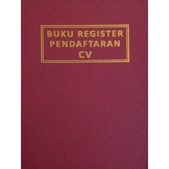 

ANDIENMALL.ID Buku Daftar Registrasi CV