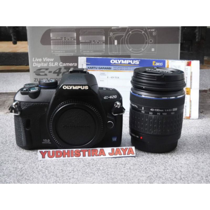 Olympus E-420 Kit 40-150mm F4.0-5.6 ED Resmi Kamera DSLR