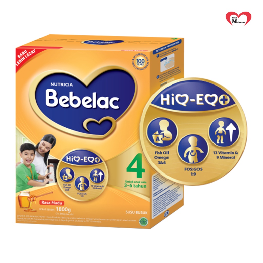 Bebelac 4 Madu 1800 Gram Shopee Indonesia