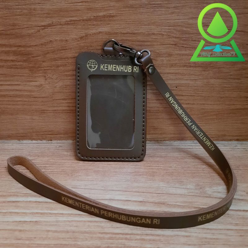 

Tempat Id Card Kemenhub RI Kulit Holder Id Card Kulit Kemenhub Kalung