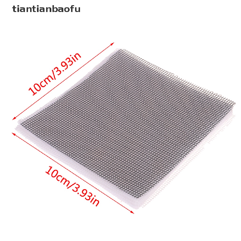 [tiantianbaofu] 25PCS Flower Pot Hole Mesh Pad Bonsai Pot Bottom Grid Mat Bottom Mat Prevent  Boutique