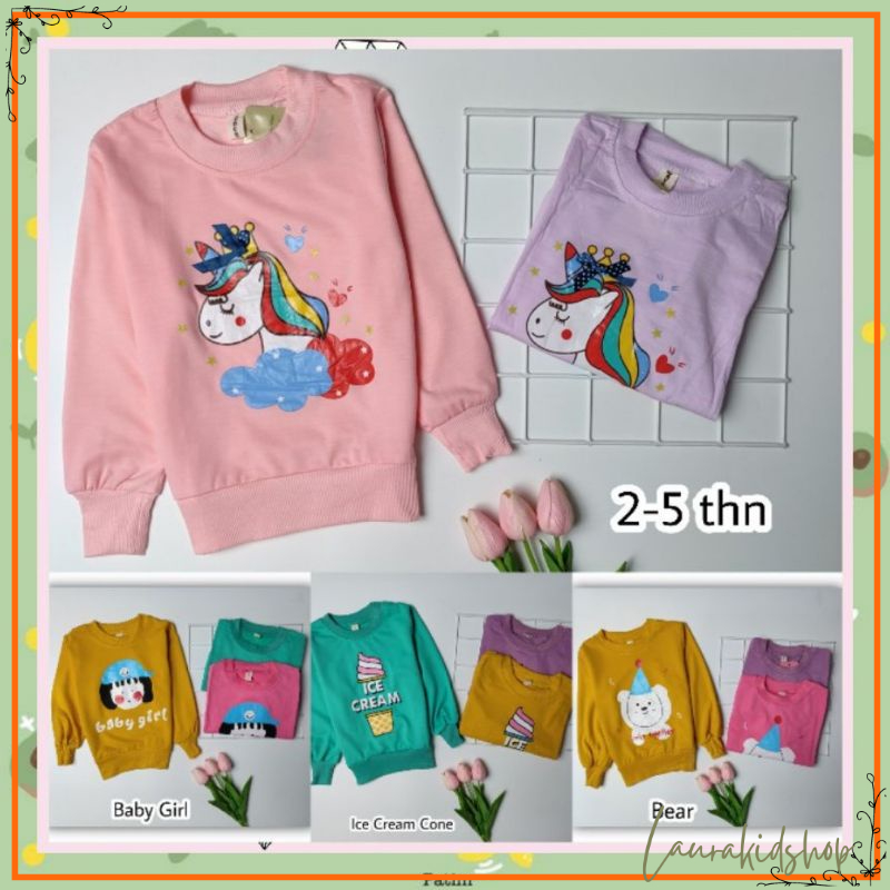 Sweater Anak Perempuan Import Premium 2-5 Tahun Laurakidshop Part 2