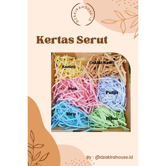 

KERTAS SERUT/KERTAS CACAH/KERTAS PACKING