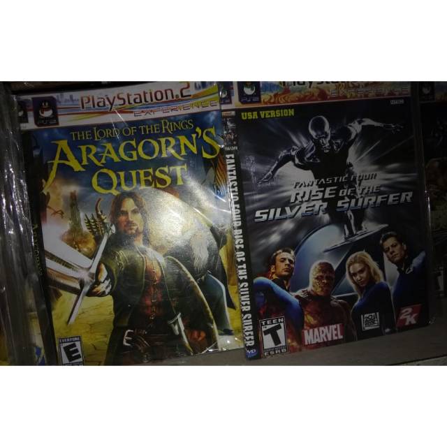 KASET PS2 THE LORD OF THE RING/FANTASTIC FOUR