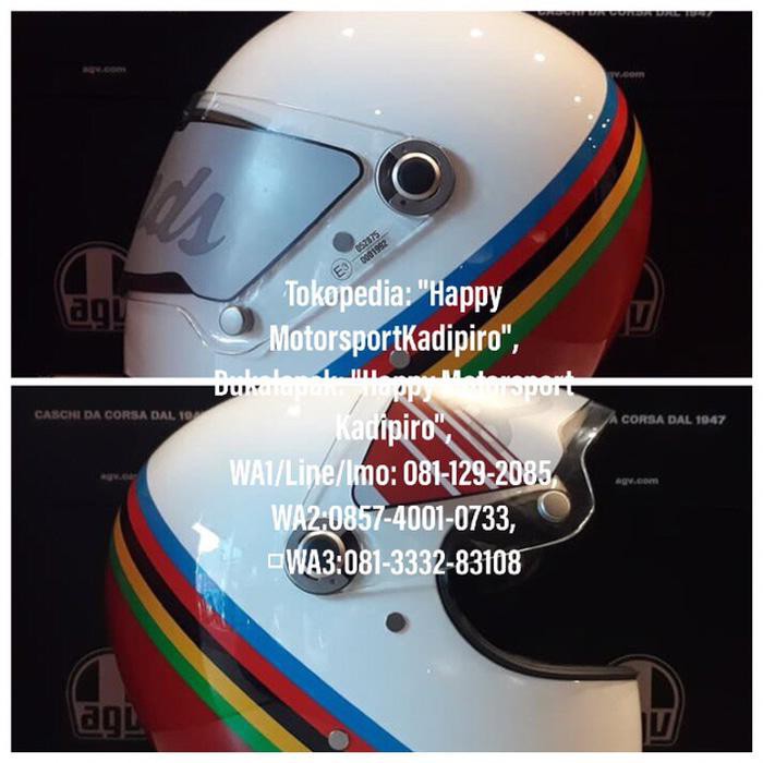 HELM FULLFACE AGV ORIGINAL ITALY CLASSIC GLORIA X3000 DOT SIZE M L XL
