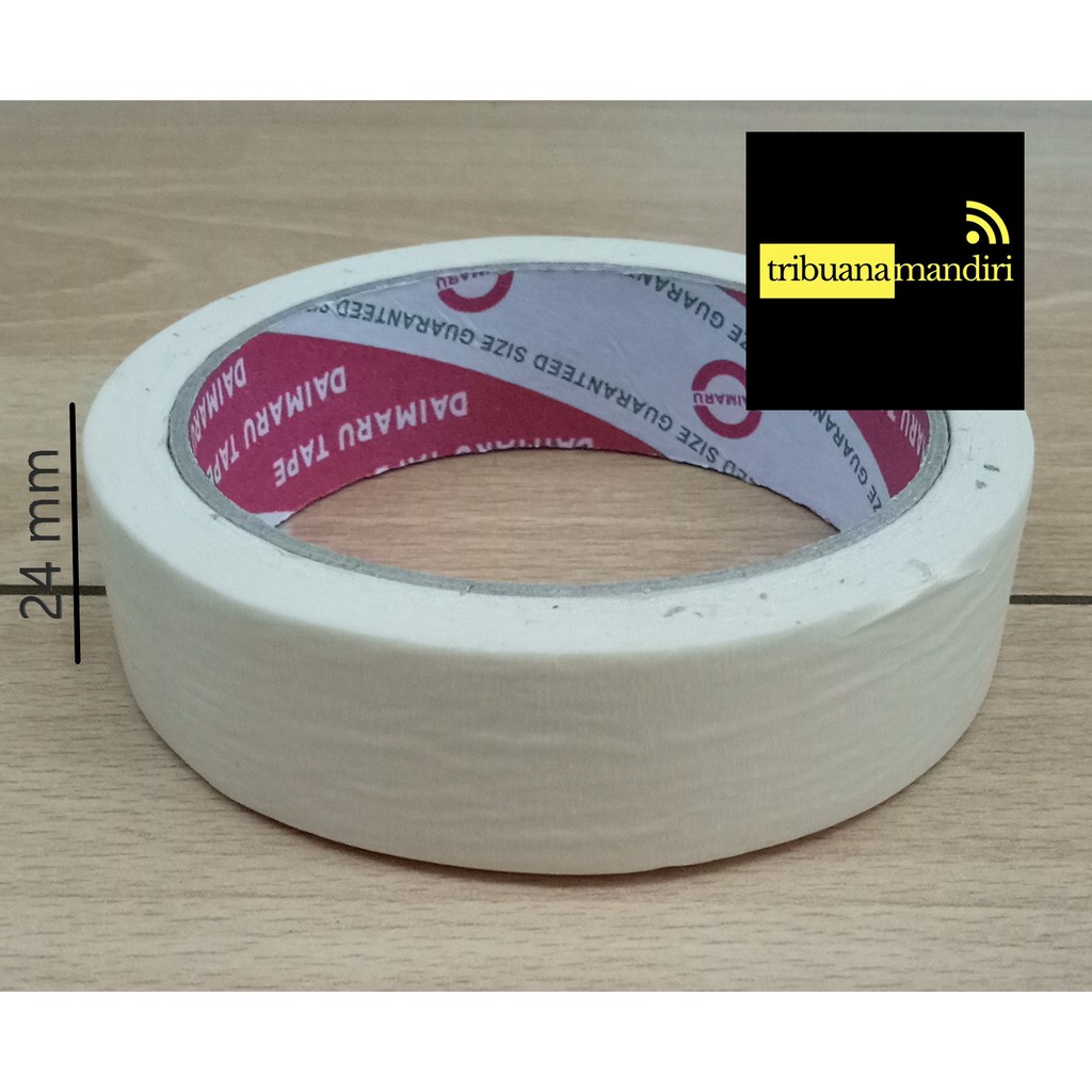 Lakban Kertas - Masking Tape 1"/ 24 mm Daimaru | Shopee Indonesia
