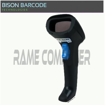 BISON POS BI-1055AS 1D Barcode Scanner Automatic With Stand Trigger auto scan