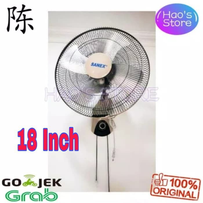 Kipas Angin Dinding / Tornado Besi / Wall Fan Sanex 18 Inch - WF 1878 new