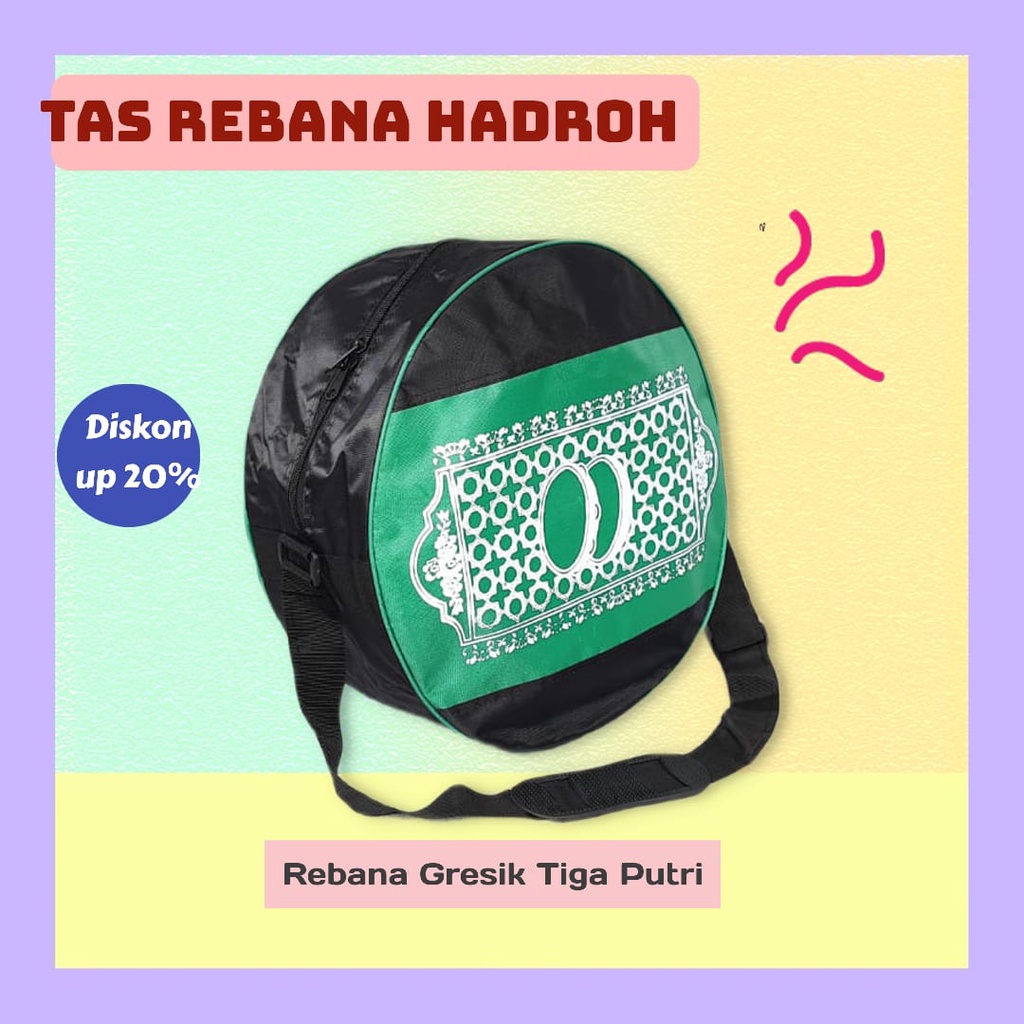 Tas rebana tas hadroh tas banjari ukuran rebana 30 cm