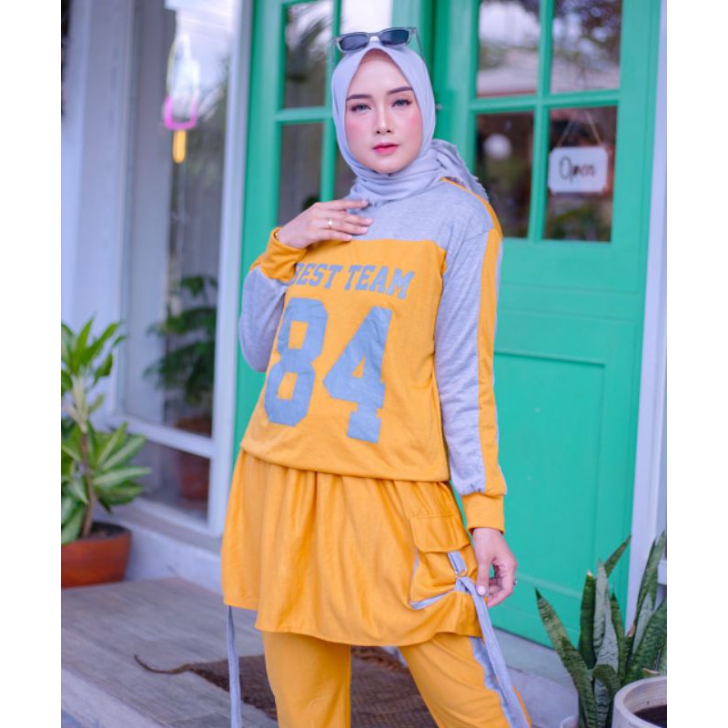 SETELAN WANITA/ stelan wanita/baju wanita kekinian/84 SET/baju wanita/ fashion muslim/ baju olahraga