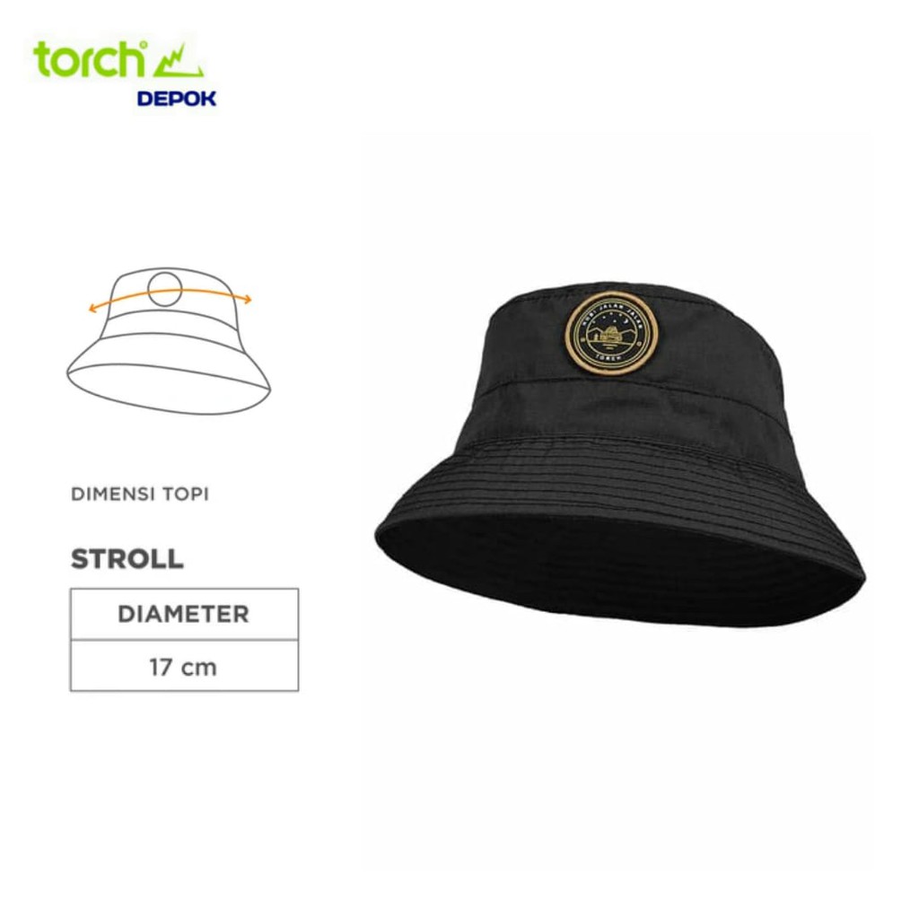 TORCH Depok Topi Rimba Stroll Hitam