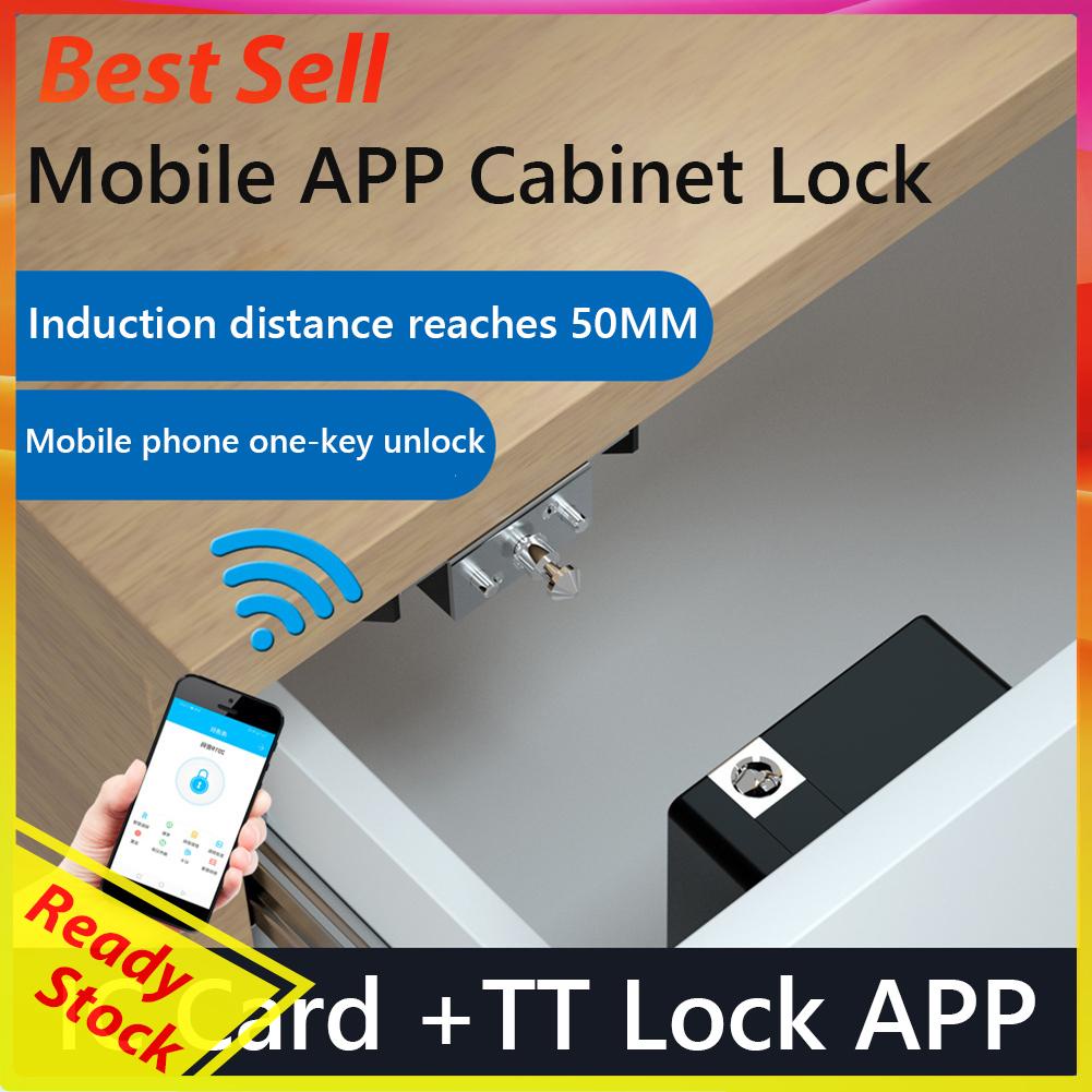 T8 Kunci Pintar Dengan IC Card TTLock APP Untuk Lemari Loker