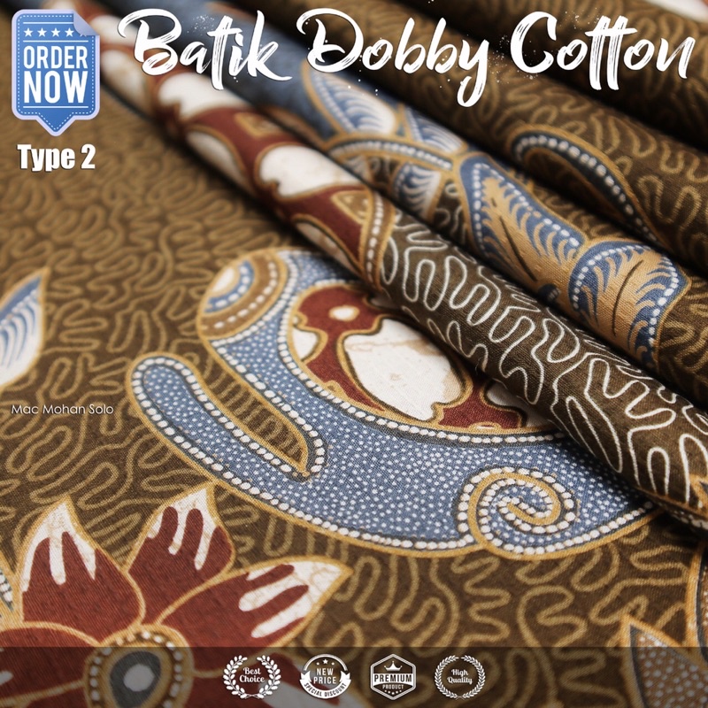 [EXCLUSIVE] NEW ARRIVAL BATIK DOBBY COTTON KAIN BATIK KATUN EXCLUSIVE NEW DESIGN PER 0.5M BY MACMOHAN