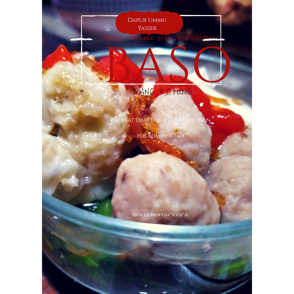 

Bakso Ayam+Bumbu Bang Pitung