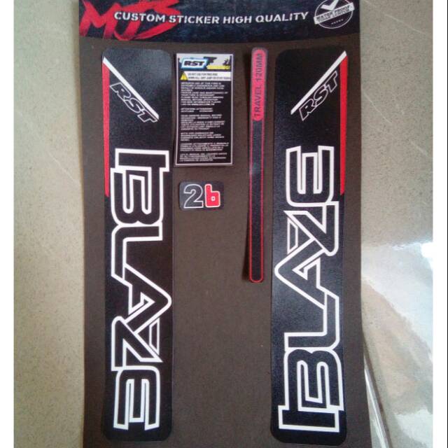 Sticker fork rst blaze 2