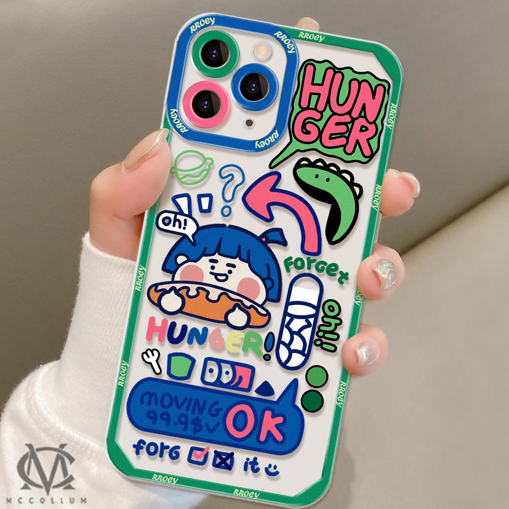 Soft Case TPU Motif Kartun Dinosaurus Untuk OPPO A9 2020 A5 A15 A16 A5S A3S A7 A12 A12S A12E A53S A93 A95 A94 A5 A11X A32 A33 A74 A56