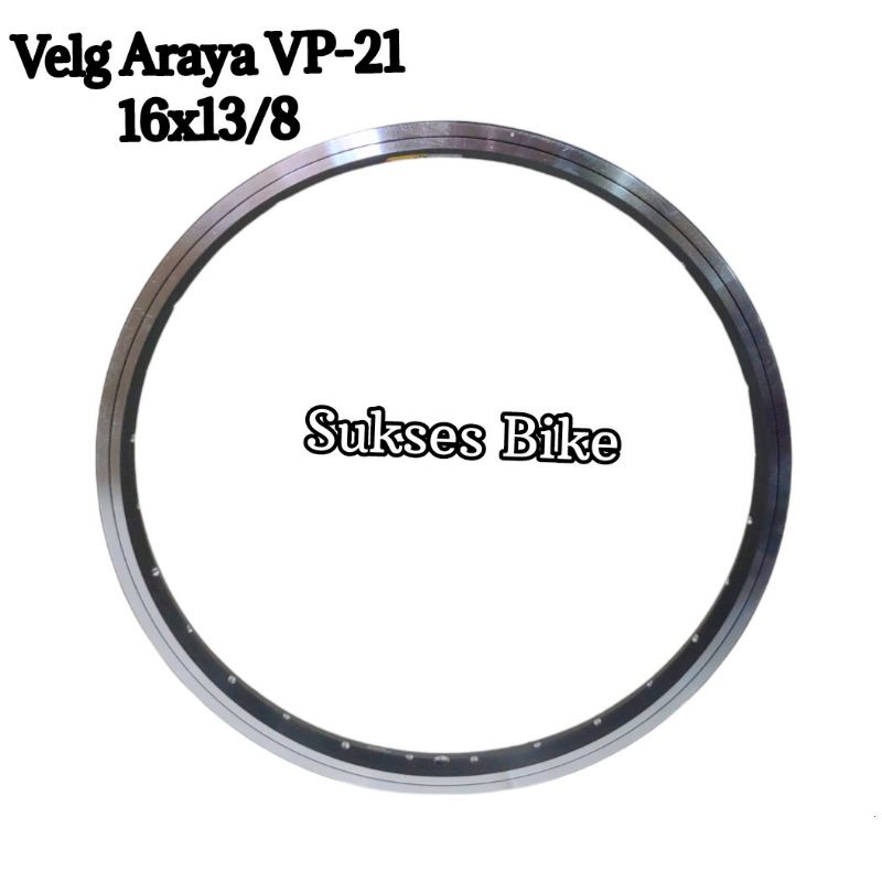Velg Rim Sepeda 16 x 1 3/8 Araya VP-21 349 28 Hole Alloy