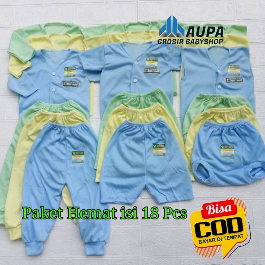 18 PCS BABY Paket Hemat baju celana bayi baru lahir Gift Hadiah Lahiran newborn