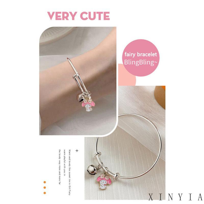 Xia.id Gelang Tangan Wanita Desain Kartun Anjing Melody Lucu Untuk Hadiah