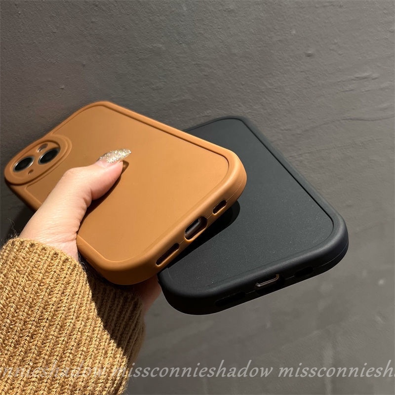 Casing Soft Case Tpu Warna Polos Untuk iPhone 7Plus / 8Plus / 11 / 13 / 12pro Max / XR / X / XS Max / 7 / 8 SE