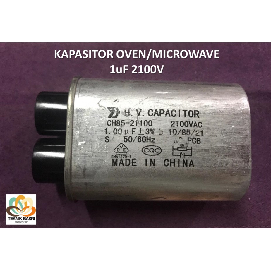 Kapasitor microwave Capasitor microwave oven 1 uF 1uF 1mF 2100V 2100 V