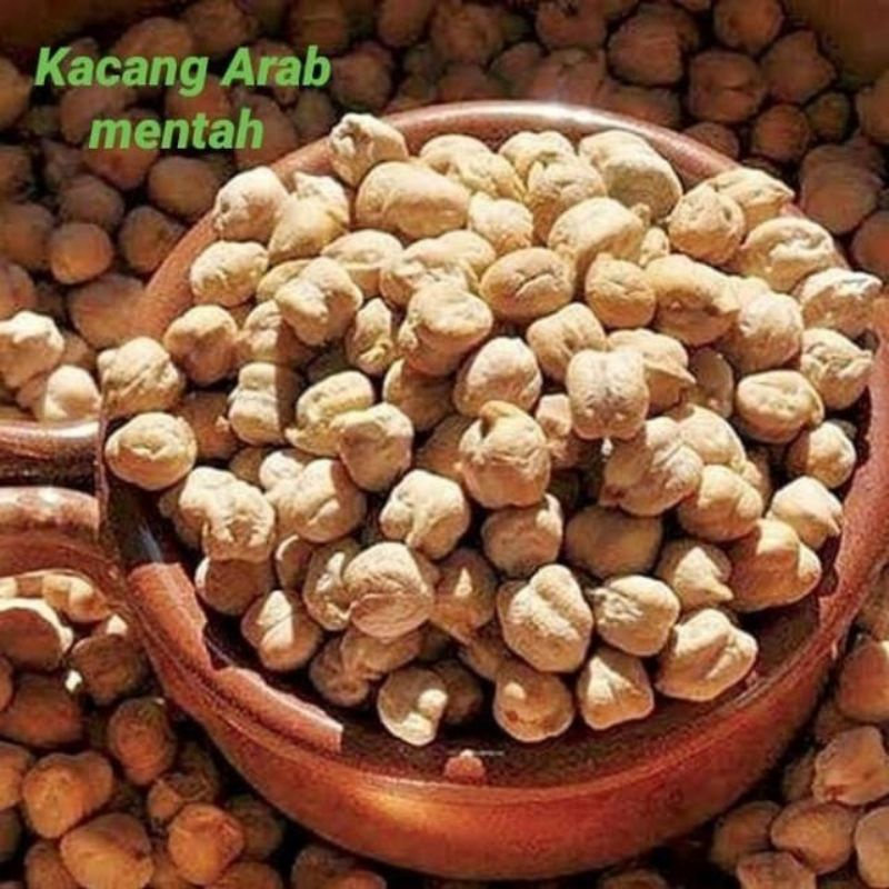 

Kacang Arab / Humus Premium Mentah 1kg ukuran BESAR