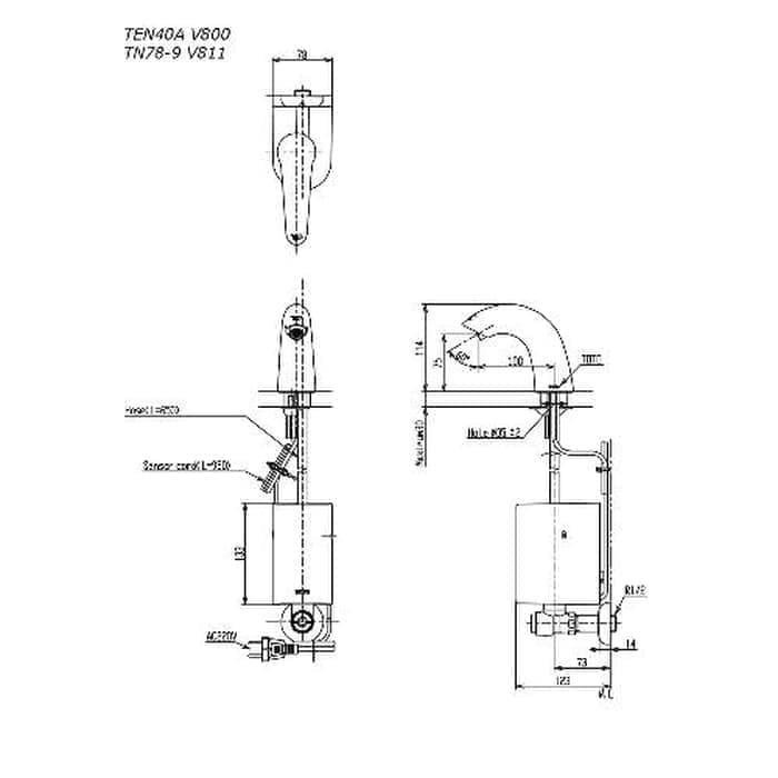 Keran / Kran Sensor Toto Ten40Av900 Kualitas Terbaik