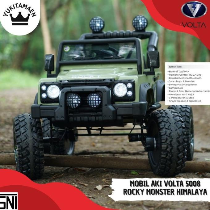 Mobilan Aki Anak Rocky Volta 5008 Monster Himalaya - SHP Toys