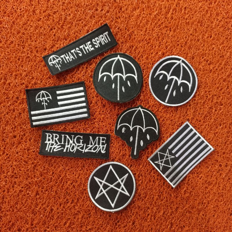 Patch bordir grosir BMTH termurah best quality