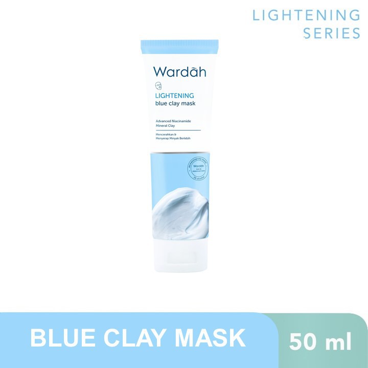 Wardah Lightening Face Mask (Blue Clay Mask)