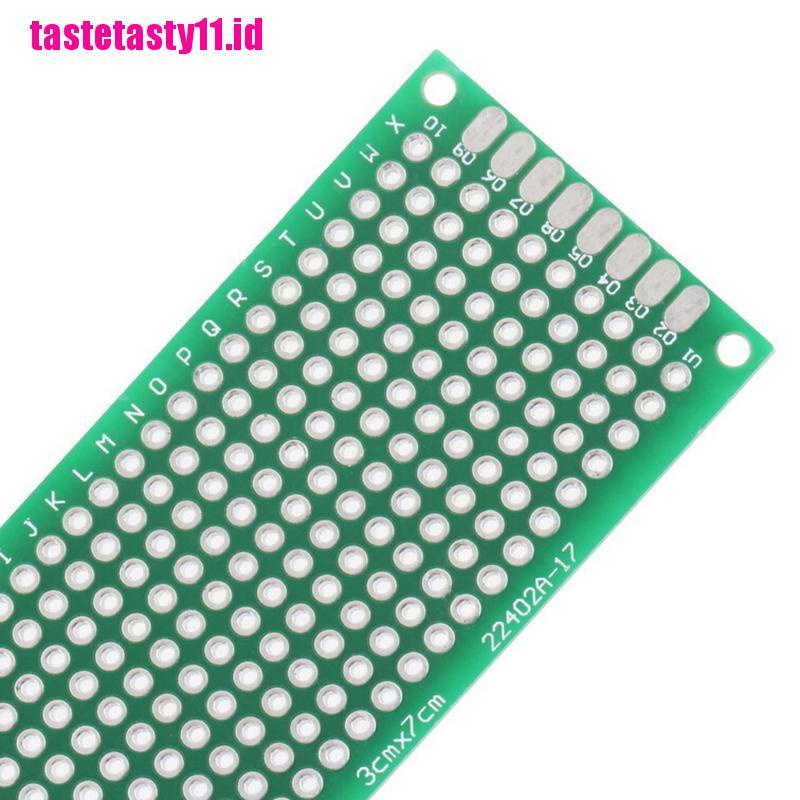 1 Pc Breadboard Universal Dua Sisi Ukuran 3x7cm