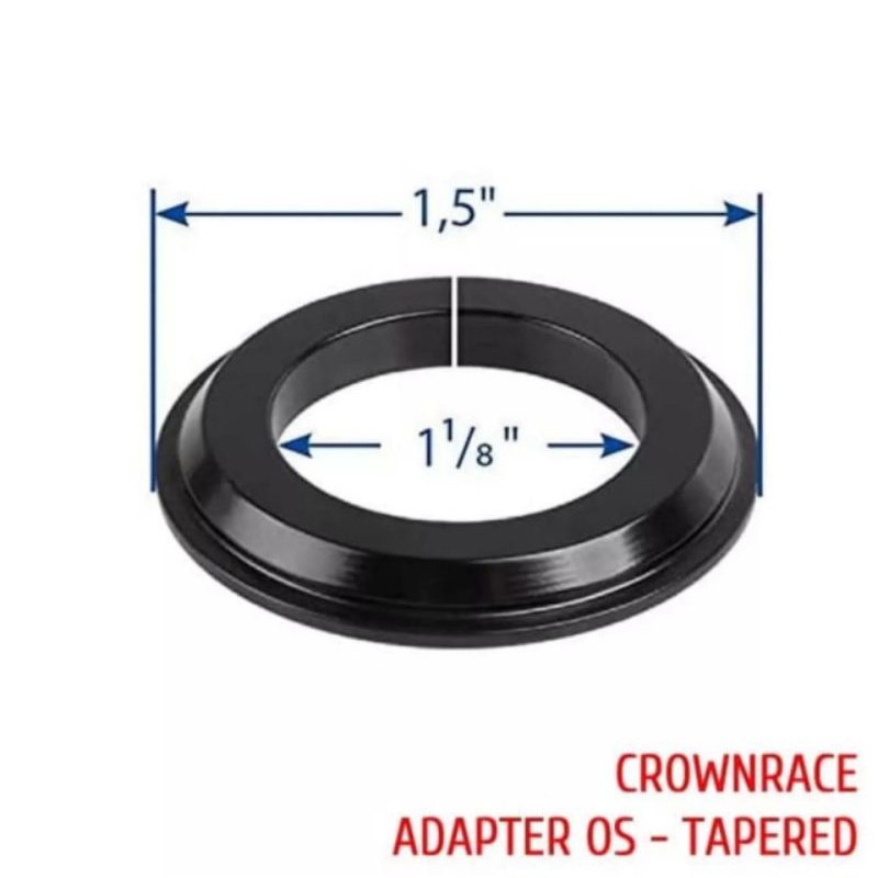 Crownrace Adaptor OS To Tapered Adapter Reducer Headset Crown Race Adaptor Fork OS To Frame Taper
