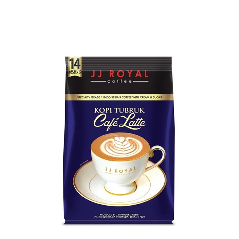 

JJ Royal Coffee Kopi Tubruk Cafe Latte 14 x 30 gr