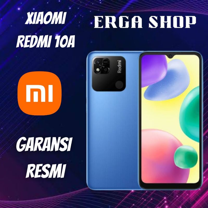 Xiaomi Redmi 10A 3/32 3/64 - Garansi Resmi - Ready Stock