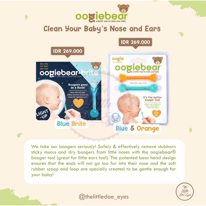 [READY] OOGIEBEAR Baby Ear &amp; Nose Cleaner