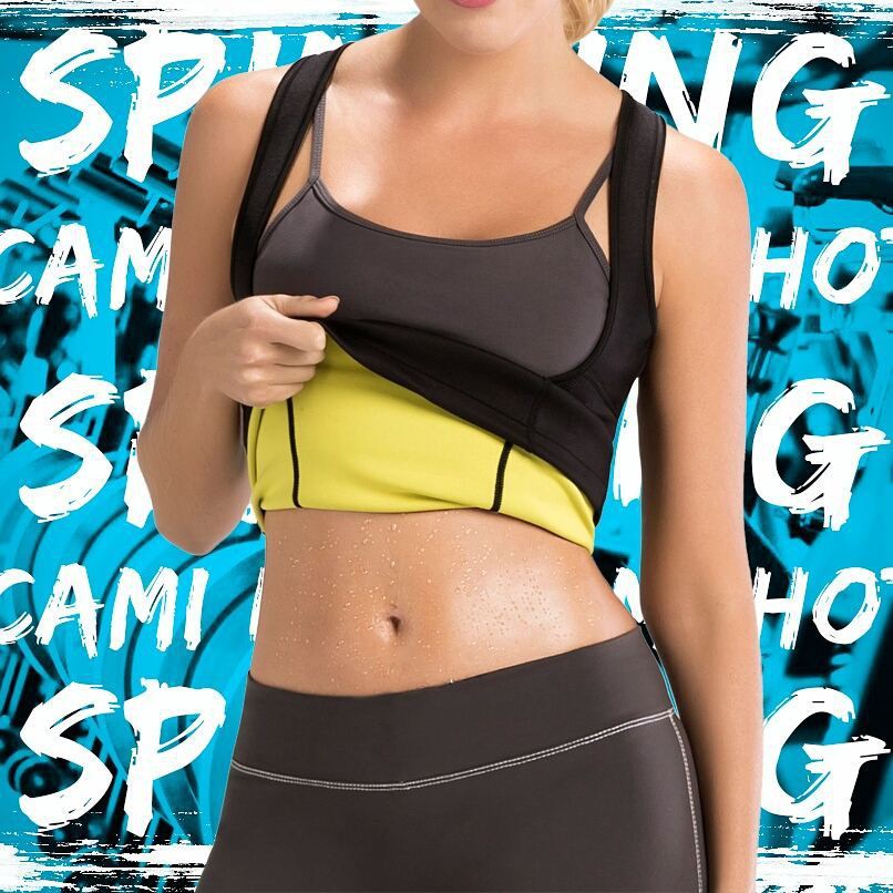 Hot Shapers Cami vest korset pelangsing rompi pembakar lemak