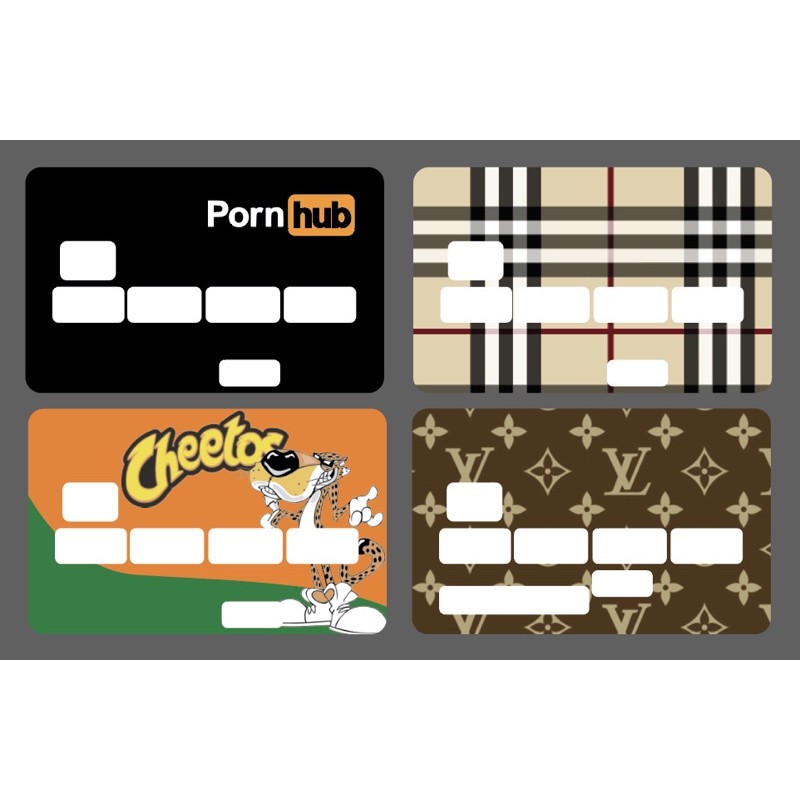 Stiker kartu debit card flash (skin card) atm bca/angka timbul