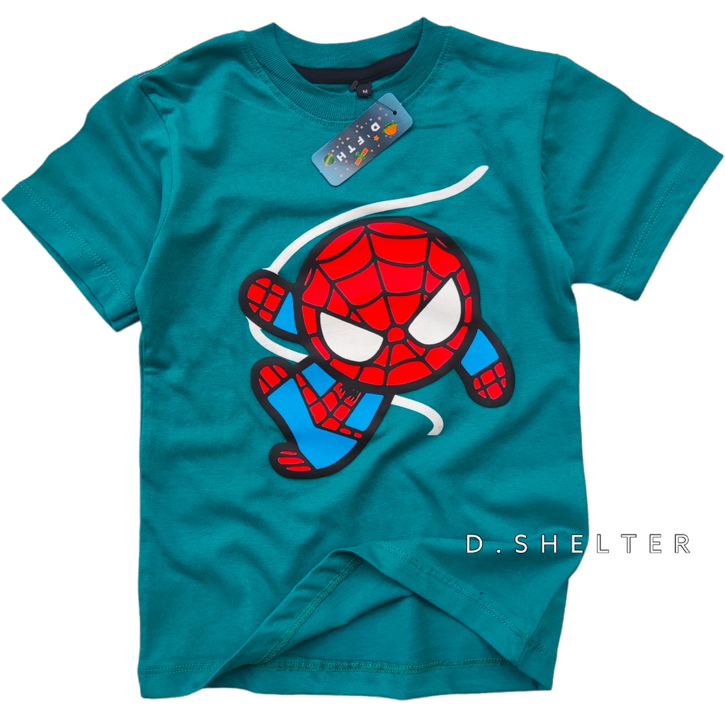 KAOS DISTRO ANAK TOSCA SPIDER-MAN /  KAOS ANAK SPIDERMAN