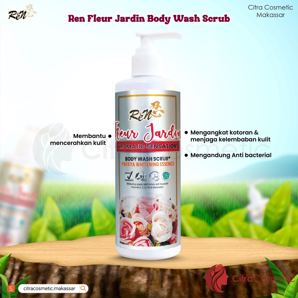 Ren Body Wash Scrub+ 300 Ml | 60 Ml Series