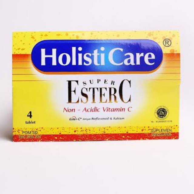HOLISTICARE SUPER ESTER C VITAMIN C STRIP VITAMIN DAYA TAHAN TUBUH