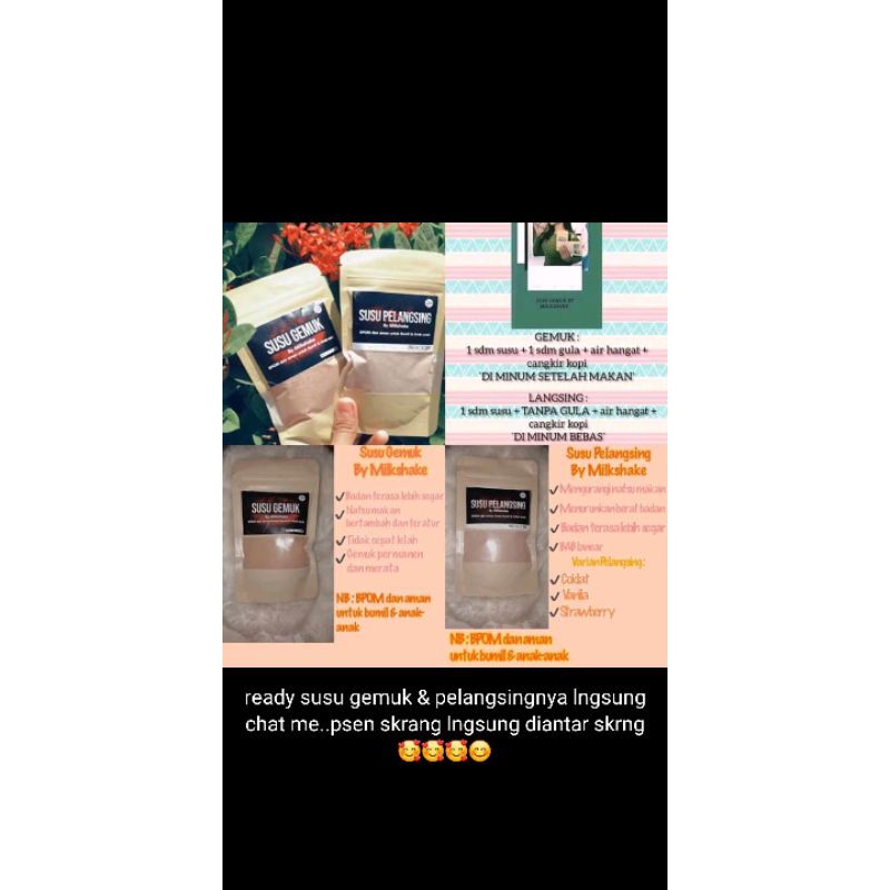 

Susu pelasing & Susu gemuk berBPOM