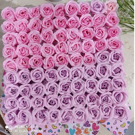 Valentine Gift|Bunga Mawar Sabun|Sabun Kertas|Paper Soap|Kado Valentine|Hampers