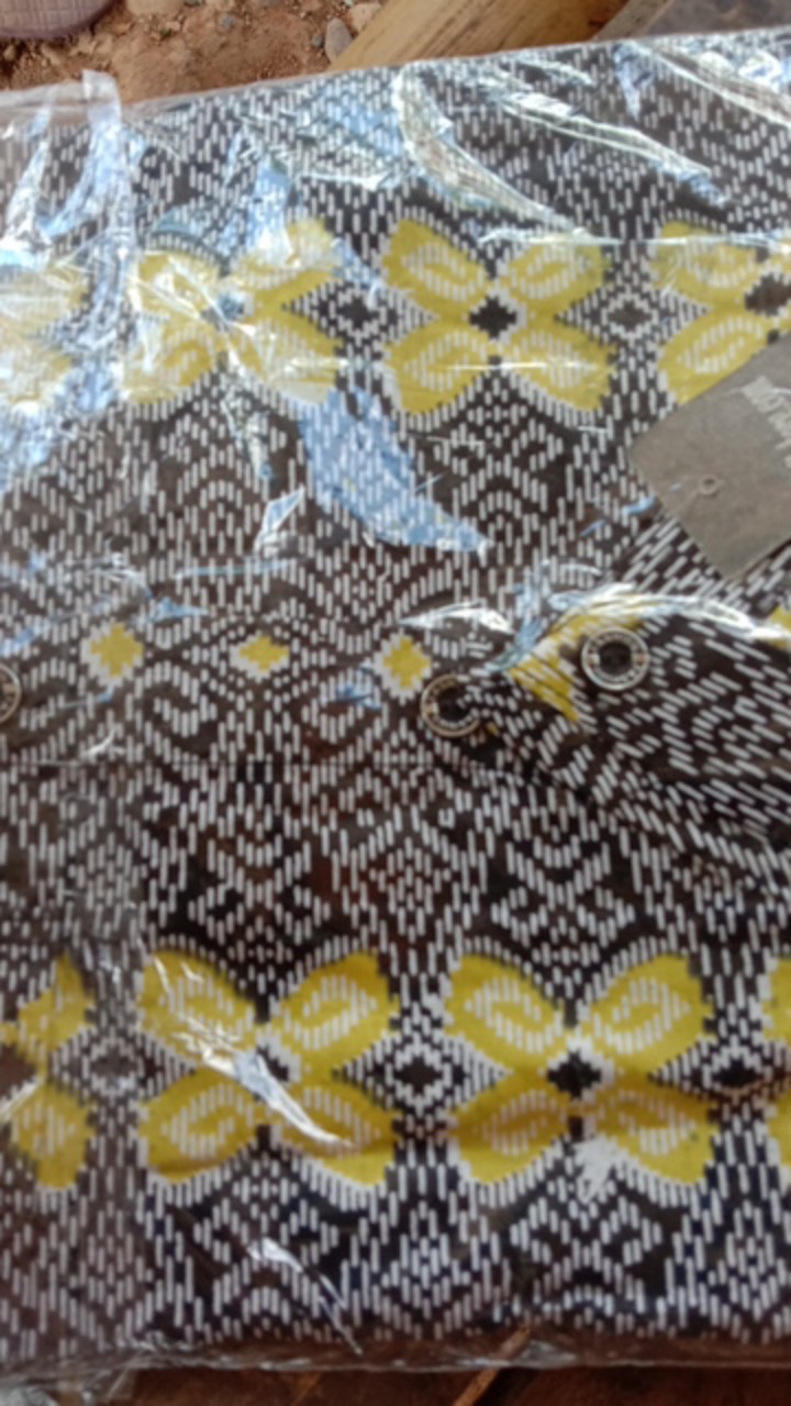 Trolis Size M Grosir Kemeja Batik Koko Pria Motif Pupos Koko Lengan Pendek Cowok Hijau