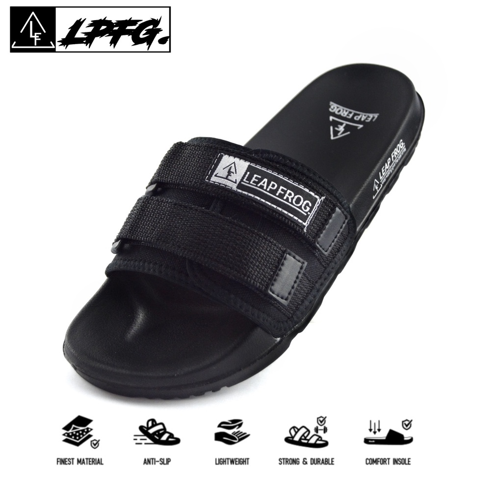 Leapfrog sandal slide | freddo full black