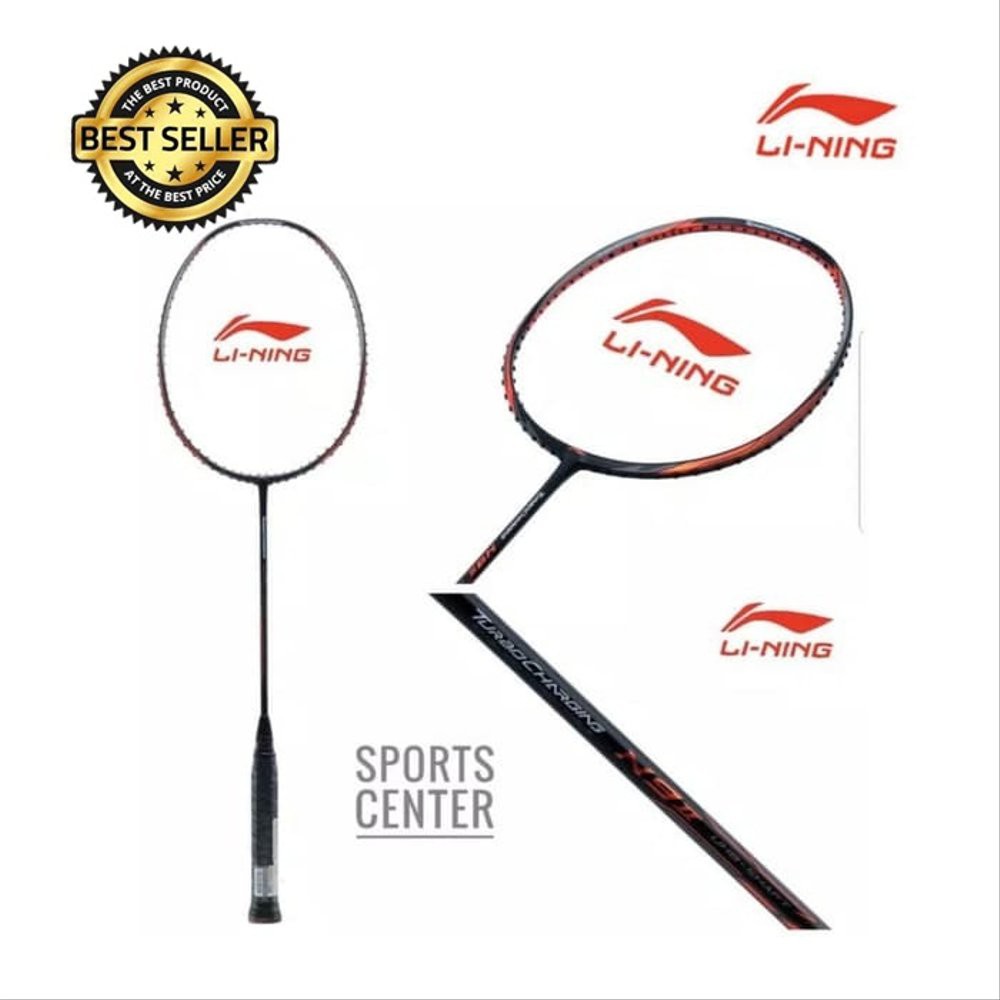Dijual Raket Badminton Lining N9II - N9 II Tantowi Ahmad Black ORIGINAL Diskon