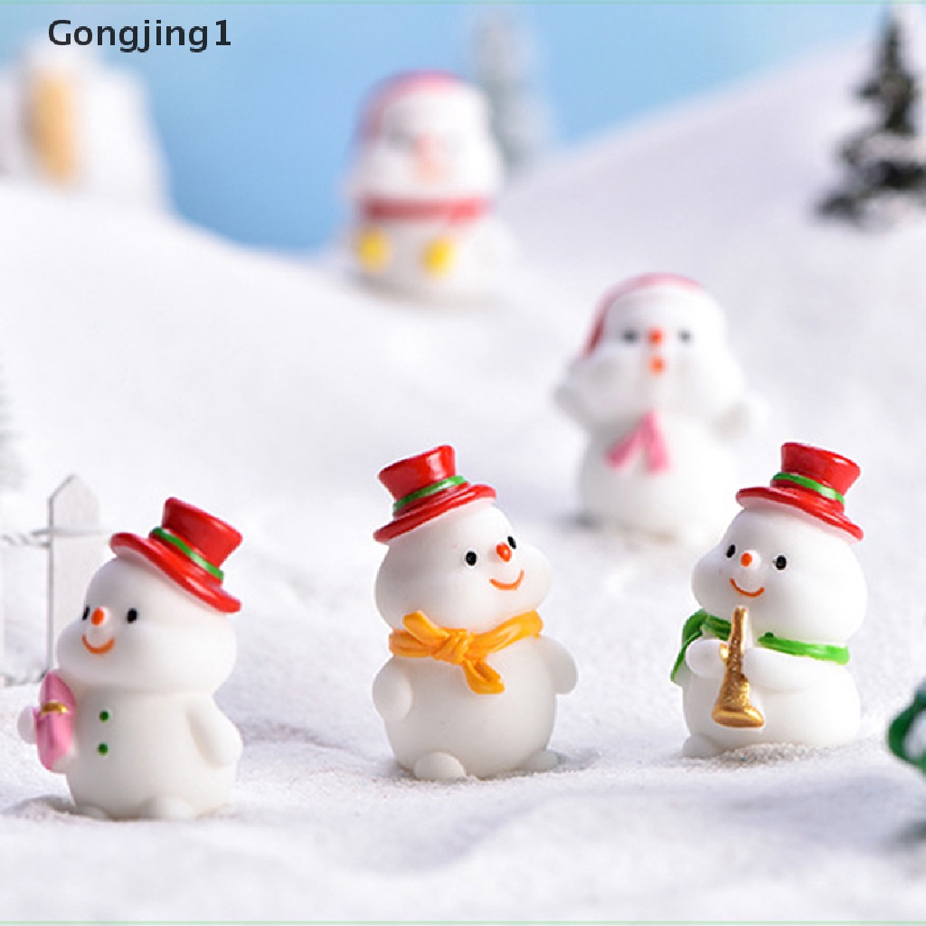 Gongjing1 Miniatur Pohon Natal Mini DIY Untuk Dekorasi Taman