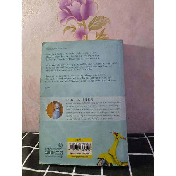 PRELOVED NOVEL GEEZ & ANN