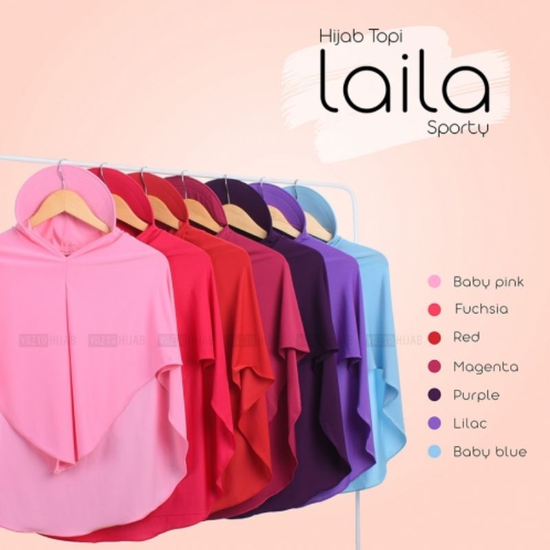 Hijab Topi Laila Sporty