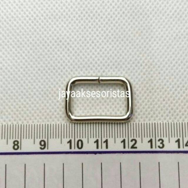 Ring kotak nikel tas 2.0 cm murah